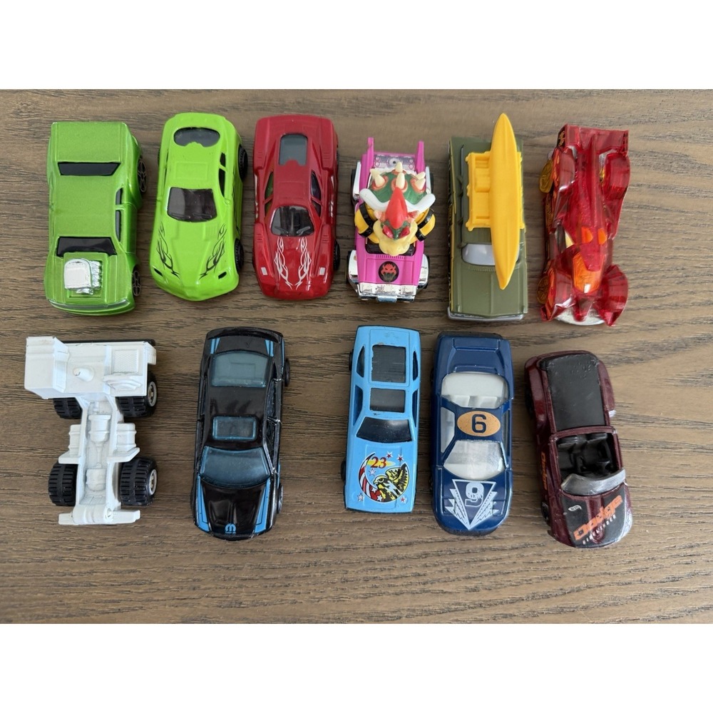 Hot Wheels Matchbox Toy Car Lot Bowser Mario‎ Kart Mopar Dodge Kids Toys